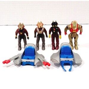 Tyco Dino Riders Lot Quetzalcoatlus Chair Deinonychus Seat With Guns and Figures